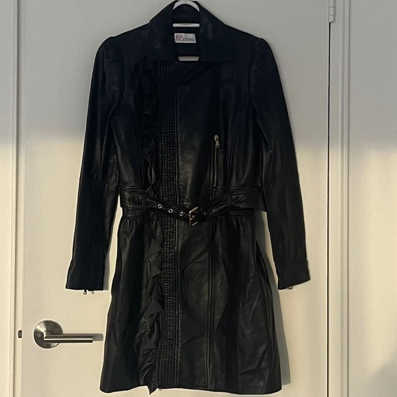RED Valentino Leather Coat - Picture 7 of 12